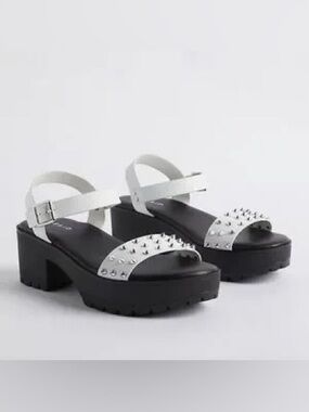 Torrid White Studded Platform Sandals for Women